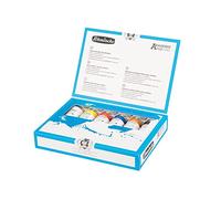 Schmincke - Acrilici AKADEMIE®, 6 tubetti da 60 ml, 76 759 097, piccolo set di base in cartone, tonalità brillanti e altamente resistenti alla luce, senza cadmio, acrilici per artisti