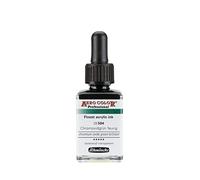 Schmincke : Aero Color liquido acrilico professionale: ossido di cromo verde brillante 28 ml.