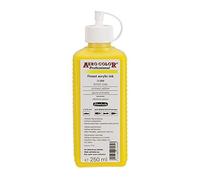 Schmincke - AERO COLOR® Professional, giallo primario flacone da 250 ml, 28202027, inchiostro acrilico sopraffine, ultra fluido e altamente pigmentato per pittura acrilica, aerografo, tecnica mista