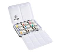 Schmincke Akademie® 75 789 097 - Scatola di colori ad acquerello, 9 tonalità selezionate, alta luce, resistenti alla luce