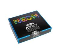 Schmincke AKADEMIE® Acrilico Color, set di colori fluorescenti, 76 778 097, 5 colori acrilici brillanti nei colori fluorescenti, tubetti da 60 ml, set di cartone