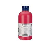 Schmincke - AKADEMIE® Acryl, carminio, flacone da 500 ml, 23340028, colore acrilico fine per artisti, brillante, altamente resistente alla luce e senza cadmio, per pittura acrilica, tecnica mista