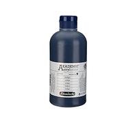 Schmincke - AKADEMIE® Acryl, indaco, flacone da 500 ml, 23444028, colore acrilico fine per artisti, brillante, altamente resistente alla luce e senza cadmio, per pittura acrilica, tecnica mista