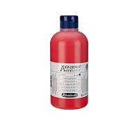 Schmincke - AKADEMIE® Acryl tinta rosso di cadmio, flacone da 500 ml, 23335028, colore acrilico fine per artisti, brillante, altamente resistente alla luce e senza cadmio, per pittura acrilica, tecnica mista