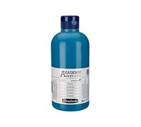 Schmincke - AKADEMIE® Acryl, turchese, flacone da 500 ml, 23450028, colore acrilico fine per artisti, brillante, altamente resistente alla luce e senza cadmio, per pittura acrilica, tecnica mista