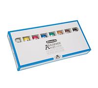 Schmincke - AKADEMIE® Acrylics, assortimento base 8 tubi da 60 ml, 76 011 097, set di cartone, colori brillanti e altamente resistenti alla luce, senza cadmio, acrilici per artisti fini