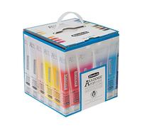 Schmincke - AKADEMIE® Acrylics, Value Pack 16 tubi da 120 ml, set in scatola cartone, colori brillanti e altamente resistenti alla luce, senza cadmio, colori arcilici fini per artisti