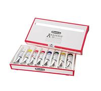 Schmincke - AKADEMIE® Öl, assortimento base 8 tubetti da 20 ml, 79 108 097, colori ad olio fini per artisti, tonalità brillanti, massima resistenza alla luce, pittura ad olio, set di colori ad olio