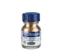 Schmincke - Aqua bronzo, oro pallido, 20 ml, 15 813 032, effetti metallici brillanti su dipinti a guazzo e ad acquarello, carta, cartone, cartone da pittura, tela