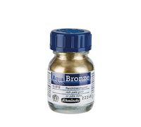 Schmincke - Aqua bronzo, oro ricco pallido, 20 ml, 15 812 032, effetti metallici brillanti su dipinti a guazzo e ad acquarello, carta, cartone, cartone da pittura, tela