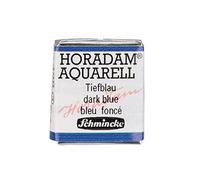 Schmincke Artists Watercolours Dark Blue Indigo Half Pan