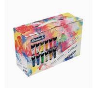 Schmincke - College® Acrylic, set di colori acrilici con tubi da 12 x 200 ml, 83 712 097, colori acrilici di qualità professionale, gamma di base, opachi e resistenti alla luce