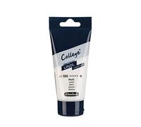 Schmincke - College® Linol, bianco, tubetto da 75 ml, 39100013, inchiostro per linoleografia per artisti, inchiostri per stampa tipografica a rilievo a base d’acqua, stampa uniforme