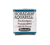 Schmincke - HORADAM® AQUARELL - Lampade per artisti, 528 verde di Prussia, 14 528 044, 1/2 godet