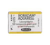 Schmincke - HORADAM® AQUARELL - Lampade per artisti, 537 Lazur verde oro, 14 537 043, 1/1 godet