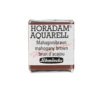 Schmincke - HORADAM® AQUARELL - Lampade per artisti, 672 marrón caoba, 14 672 044, 1/2 godet