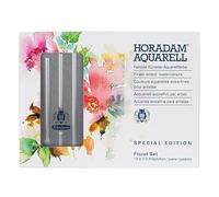 Schmincke - HORADAM® AQUARELL, set "Floreale", 12 x 1/2 celle, 74 879 097, scatola di metallo, set per pittura, acquerelli pregiati
