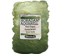 Schmincke HORADAM® AQUARELL, Super Granulation, 14 944 044 bosco marrone, 1/2 ciotole, toni molto granulanti, colori acquerelli fini, super granulanti