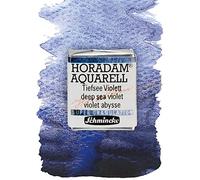 Schmincke HORADAM® AQUARELL, Super Granulation, 14 951 044 viola lago profondo, 1/2 ciotole, toni molto granulanti, colori acquerelli fini, super granulanti