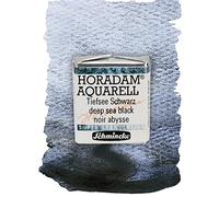 Schmincke HORADAM® AQUARELL, Super Granulation, 14 955 044 Mare Nero, 1/2 ciotole, toni molto granulanti, colori acquerelli fini, super granulanti