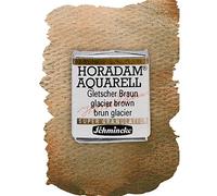 Schmincke - HORADAM® AQUARELL, Super Granulation, 14 964 044 Ghiacciaio Marrone, 1/2 godet, tonalità di colore molto fortemente granulanti, finissimi colori ad acquerello supergranulari