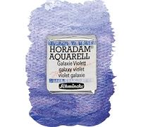 Schmincke - HORADAM® AQUARELL, Super Granulazione, 14 972 044 Galaxy Violet, 1/2 Pans, Molto Forte granulazione Colori, Fin, Super granulazione Acquerelli