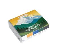 Schmincke HORADAM GOUACHE scatola di vernice compatta in cartone a tema Mountain Peaks con 5 migliori colori a guazzo altamente pigmentati in tubetti da 5 ml, 72721097, set da pittura