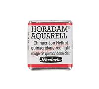 Schmincke : Horadam Watercolour Paint : Half Pan : Quinacridone Red Light