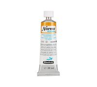 Schmincke - NORMA® Blue, 21243009, colori ad olio per artisti acquerellabili, altamente pigmentati, resistenti alla luce, vegani, giallo cadmio scuro, 35 ml