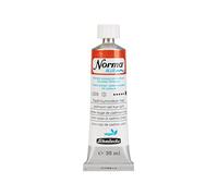 Schmincke - NORMA® Blue, 21309009, colori ad olio per artisti acquerellabili, altamente pigmentati, resistenti alla luce, vegani, tinta rosso di cadmio chiaro, 35 ml