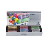 Schmincke - Pastelli, 15 colori, multiuso, assortimento di base 77 215 097, set di cartone con 15 pastelli fatti a mano, brillanti, satinati-opachi, colori altamente resistenti alla luce