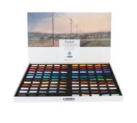 Schmincke - Pastello, 120 colori, multiuso, 77 120 097, set di cartone con 120 pastelli, pastelli fatti a mano, brillanti, vellutati opachi, colori resistenti alla luce