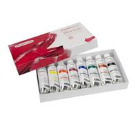 Schmincke - PRIMAcryl® colori acrilici sopraffini premium, assortimento base 8 x 35 ml, 73208097, set di cartone, massima pigmentazione, brillantezza, opacità, resa