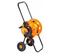 Schmith - Avvolgitubo senza tubo - Avvolgitubo per irrigazione - 1/2 pollice, fino a 45 m - Avvolgitubo stabile con maniglia regolabile in altezza 85-95 cm, telaio leggero in alluminio