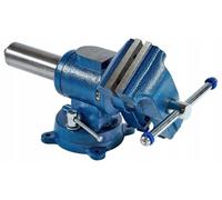 Schmith - Morsa Multifunzione - Morsa da Banco Professionale - Strumento Professionale per Officine e Fai da Te, Regolazione in Due Piani per Massima Precisione - 150 mm