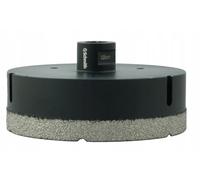 Schmith Sega a tazza diamantata M14 da 125 mm per trapano a secco, ideale per arenaria, ceramica, granito, cemento, marmo, metalli non ferrosi, PVC e vetro ceramico.