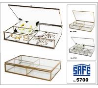 Schmuck-Glasvitrinen Ottone 3 scomparti Mix Safe 5700 Helsinki 205x155x45 MM