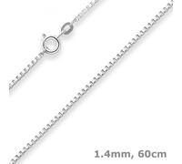 Schmuck Krone Collier Venezia 1,4mm Catena 925 Argento 60cm Donna