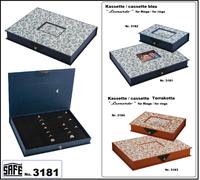 Schmuckkassetten 48 Anelli Leonardo Italo Stile Blu Safe 3181 Maxi 325x245x45 MM