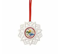 Hutschenreuther, Ornamento Stella 2024 "Uccello", Porcellana