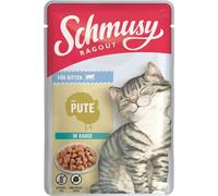 Schmusy 100gx22 Ragoût Gatto Pollo in SUGO