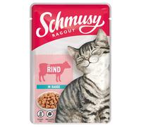 Schmusy Ragout in Salsa 22 x 100 g - Manzo