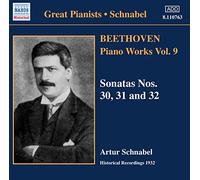 Ludwig van Beethov Piano Works Vol. 9 - Sonatas Nos. 30, 31 and 32 (Schnabe (CD)