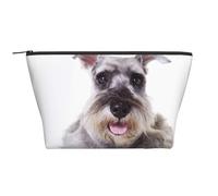 Schnauzer cane carino, Borsa da toilette Borsa per trucco Borsa per cosmetici Borsa da toilette da viaggio portatile
