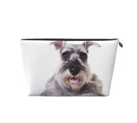 Schnauzer cane carino, Borsa da toilette Borsa per trucco Borsa per cosmetici Borsa da toilette da viaggio portatile