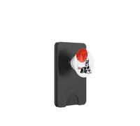 Schnauzer Cane Sole Rosso Arte Giapponese Sumi-e PopSockets PopWallet per MagSafe