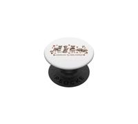 Schnauzer Channeling Inner Pumpkin Fall Dog PopSockets PopGrip Adesivo