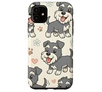 Schnauzer divertente cane Schnauzer modello carino cane Schnauzer Custodia per iPhone 11