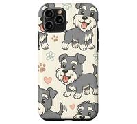 Schnauzer divertente cane Schnauzer modello carino cane Schnauzer Custodia per iPhone 11 Pro