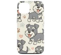 Schnauzer divertente cane Schnauzer modello carino cane Schnauzer Custodia per iPhone 13